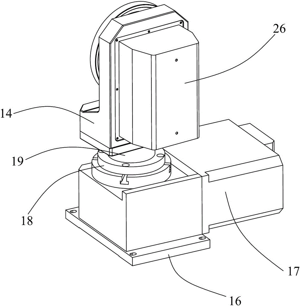 Two-dimensional numerical control electric discharge machining rotating table