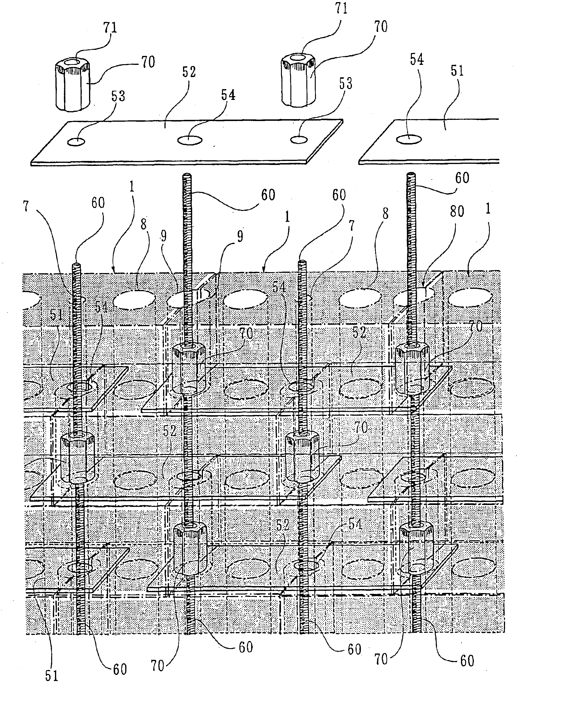 Bricklaying structure, bricklaying method, and brick manufacturing method