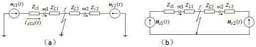 Direction judgment method of voltage sag source based on sequence space vector characteristic impedance real part polarity