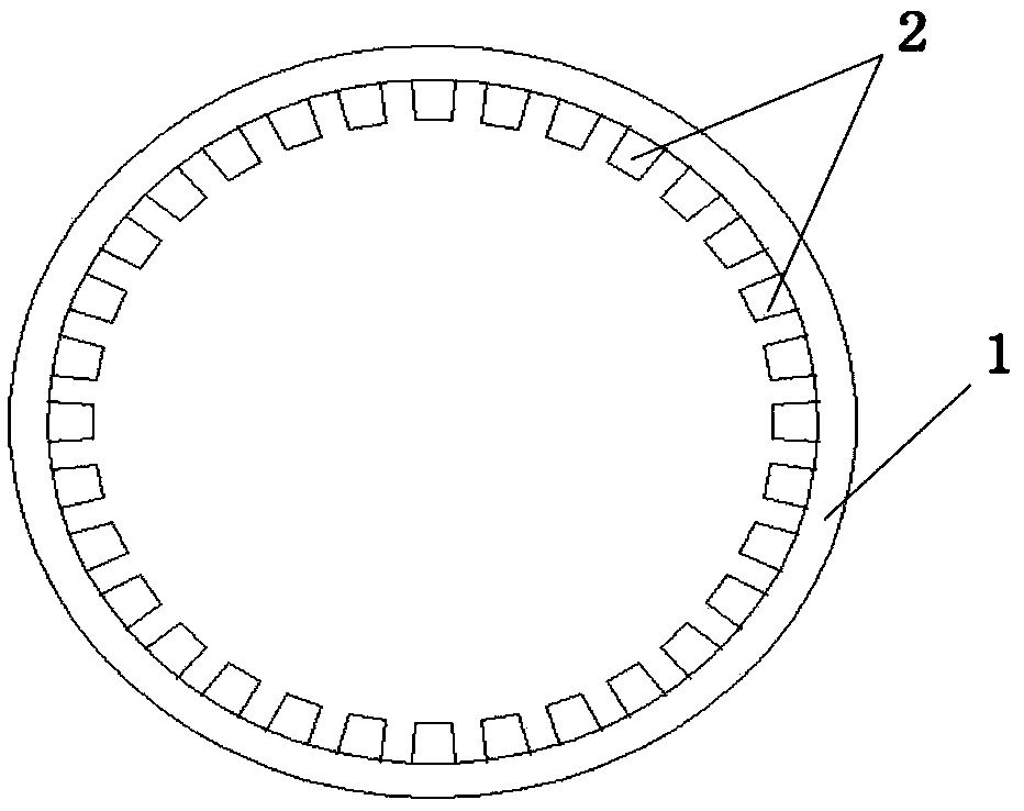 Novel double-interval barrel of ball milling machine