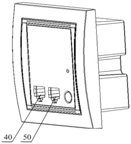 Panel type network device with a plurality of hybrid interfaces