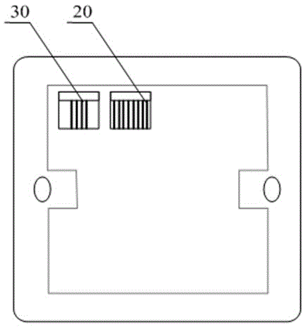 Panel type network device with a plurality of hybrid interfaces