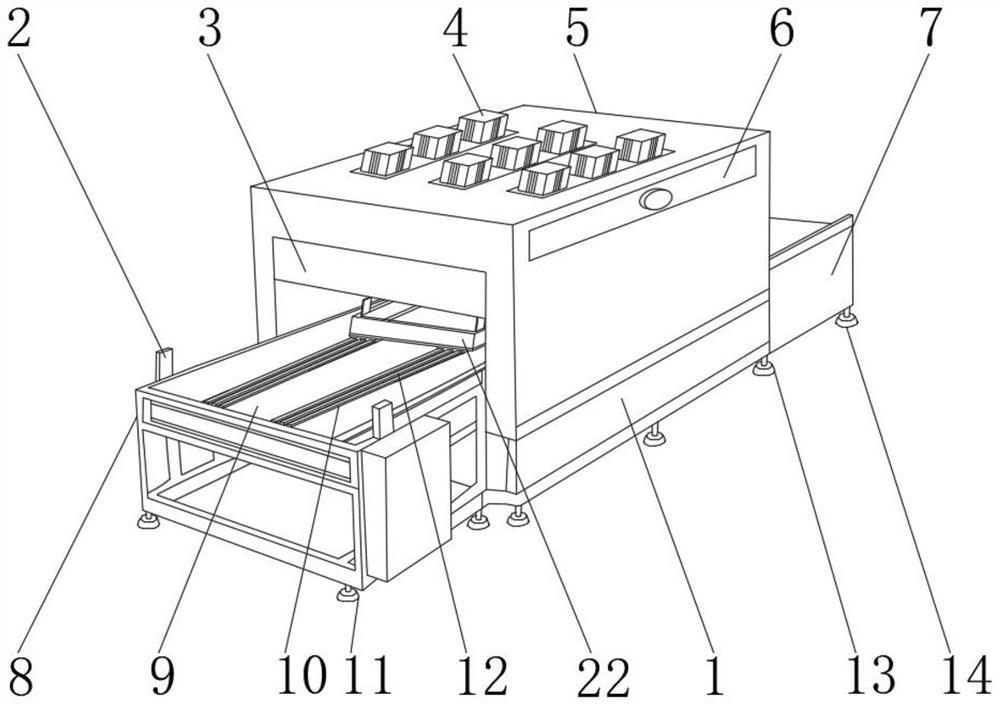 Polyester fiber felt composite production equipment and production process