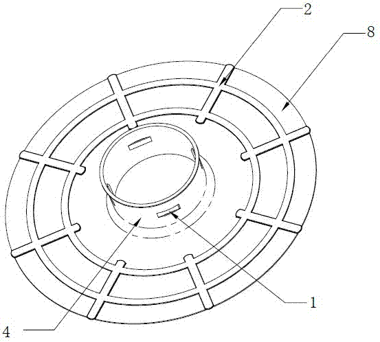 Novel rotor press plate structure