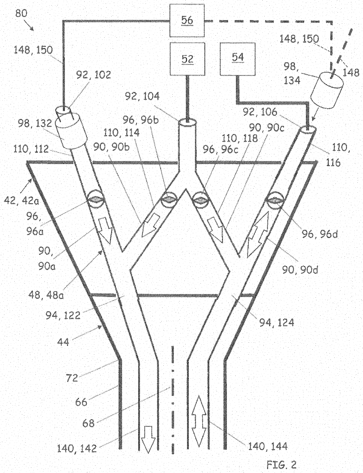 Steering handle with multi-channel manifold