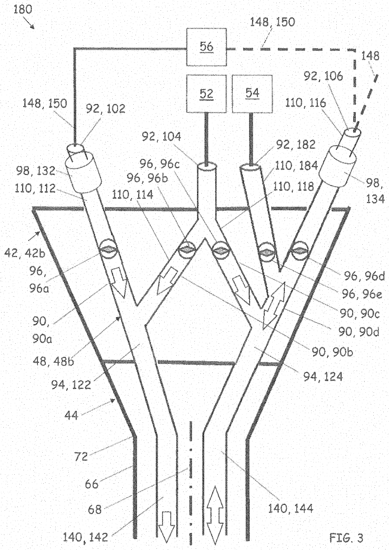 Steering handle with multi-channel manifold