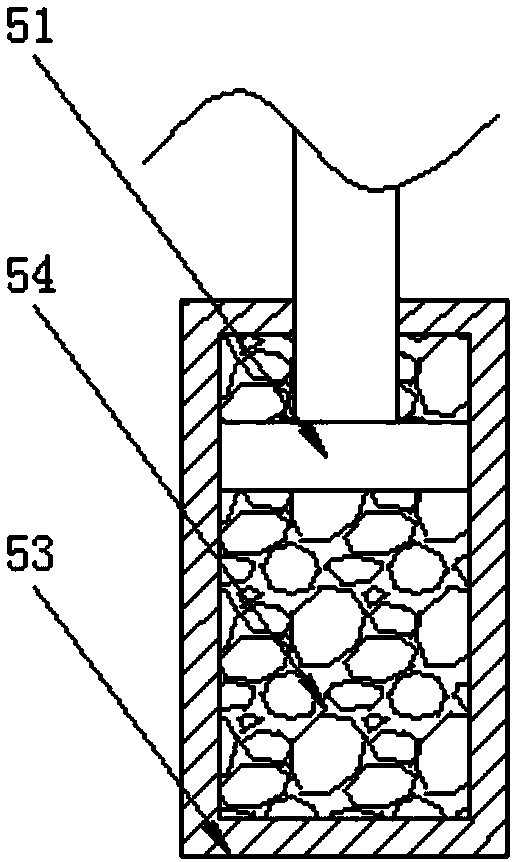 Shock absorbing device for three-axis computer numerical control intelligent forming machine tool