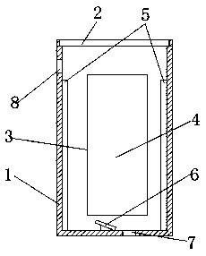 Tyndall phenomenon experiment device and experiment method thereof