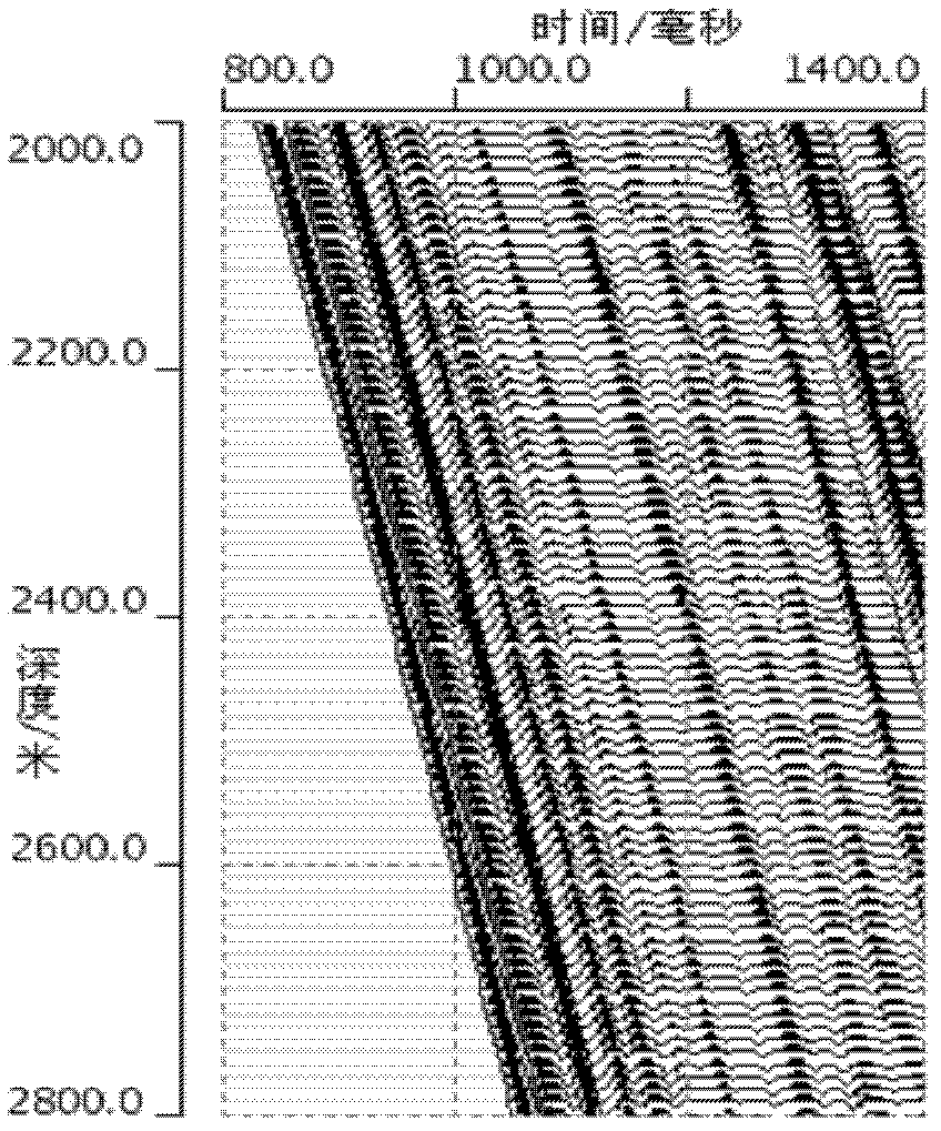 Interval velocity inversion method for earthquake waves