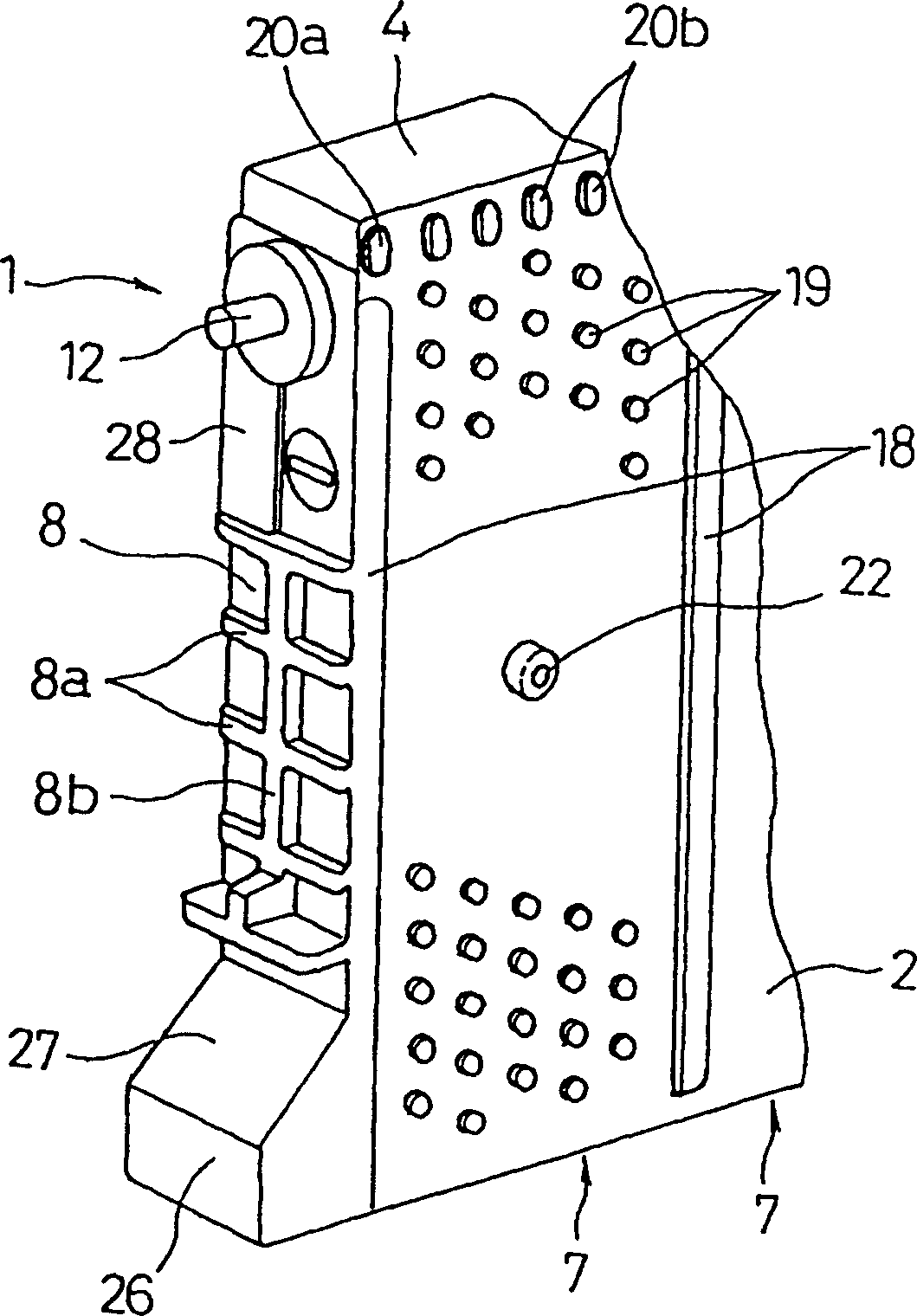 Sealed rectangular battery