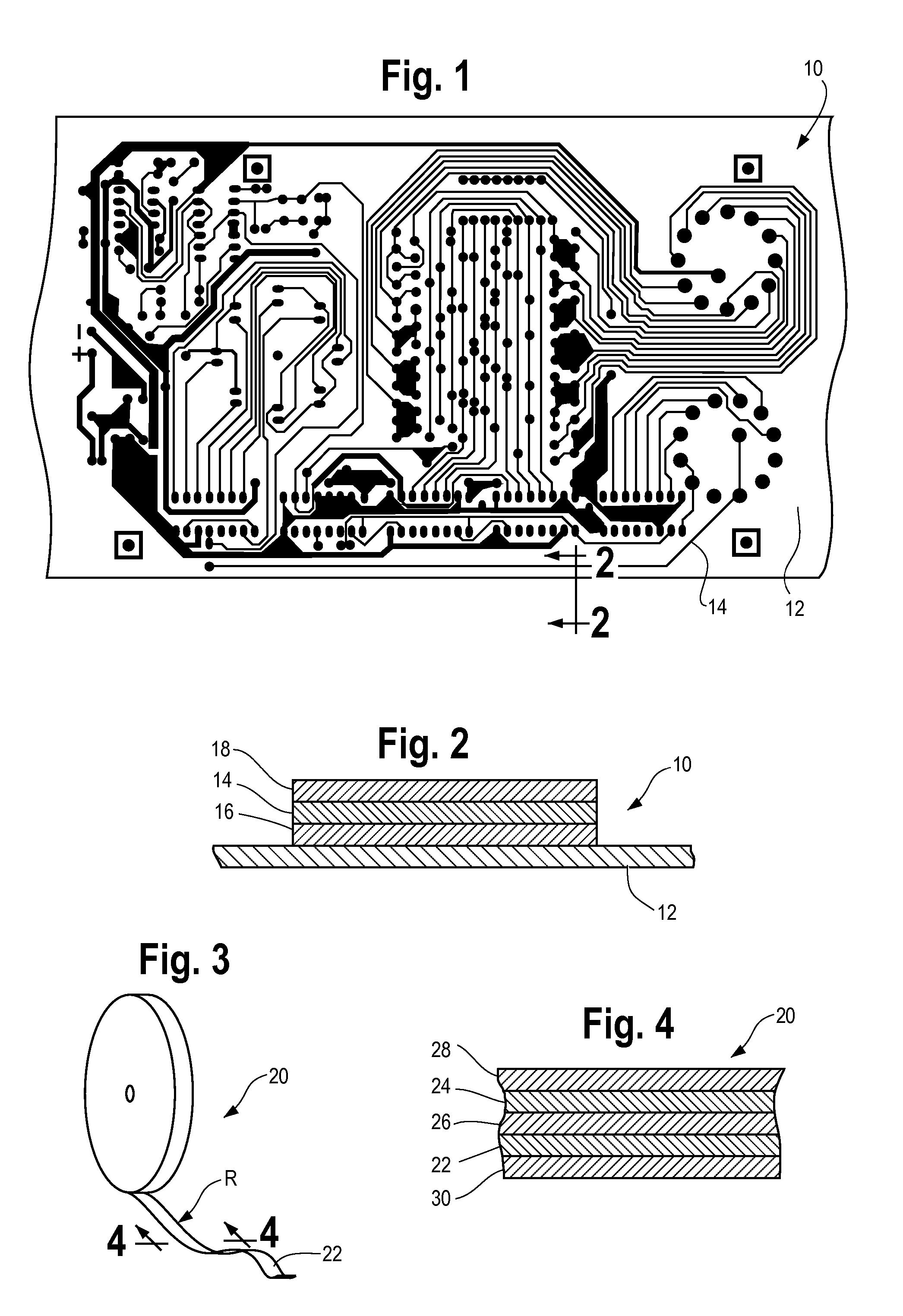 Thermally printable electrically conductive ribbon and method