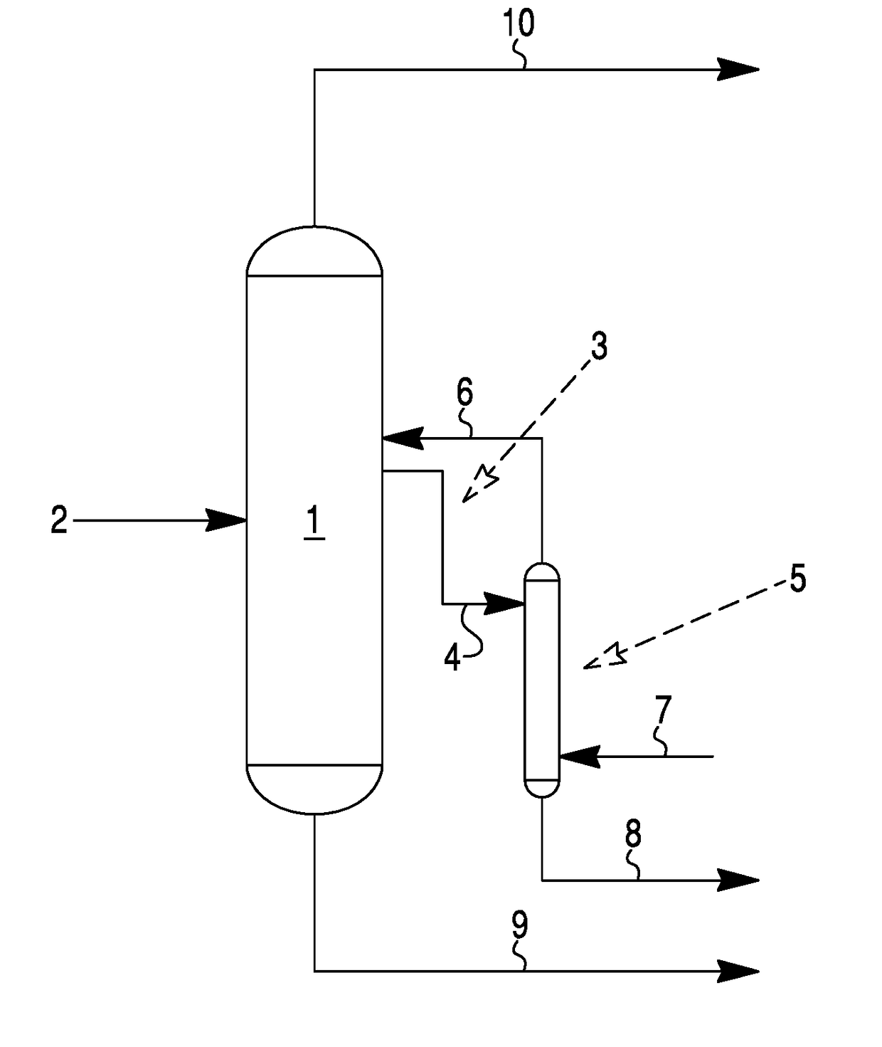 Method for removing nitriles from hydrogen cyanide