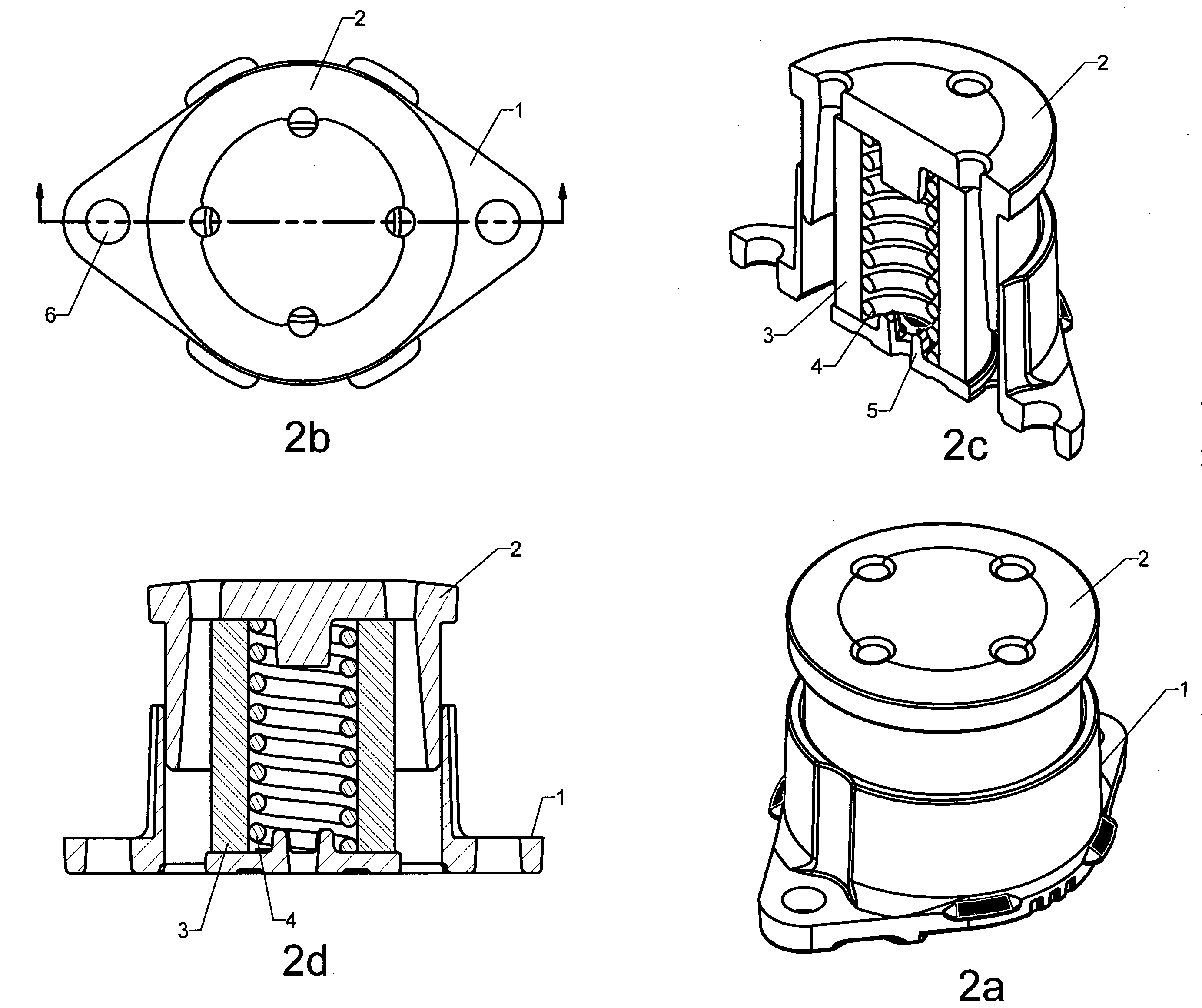 Constant Contact Side Bearing for railroad freight cars