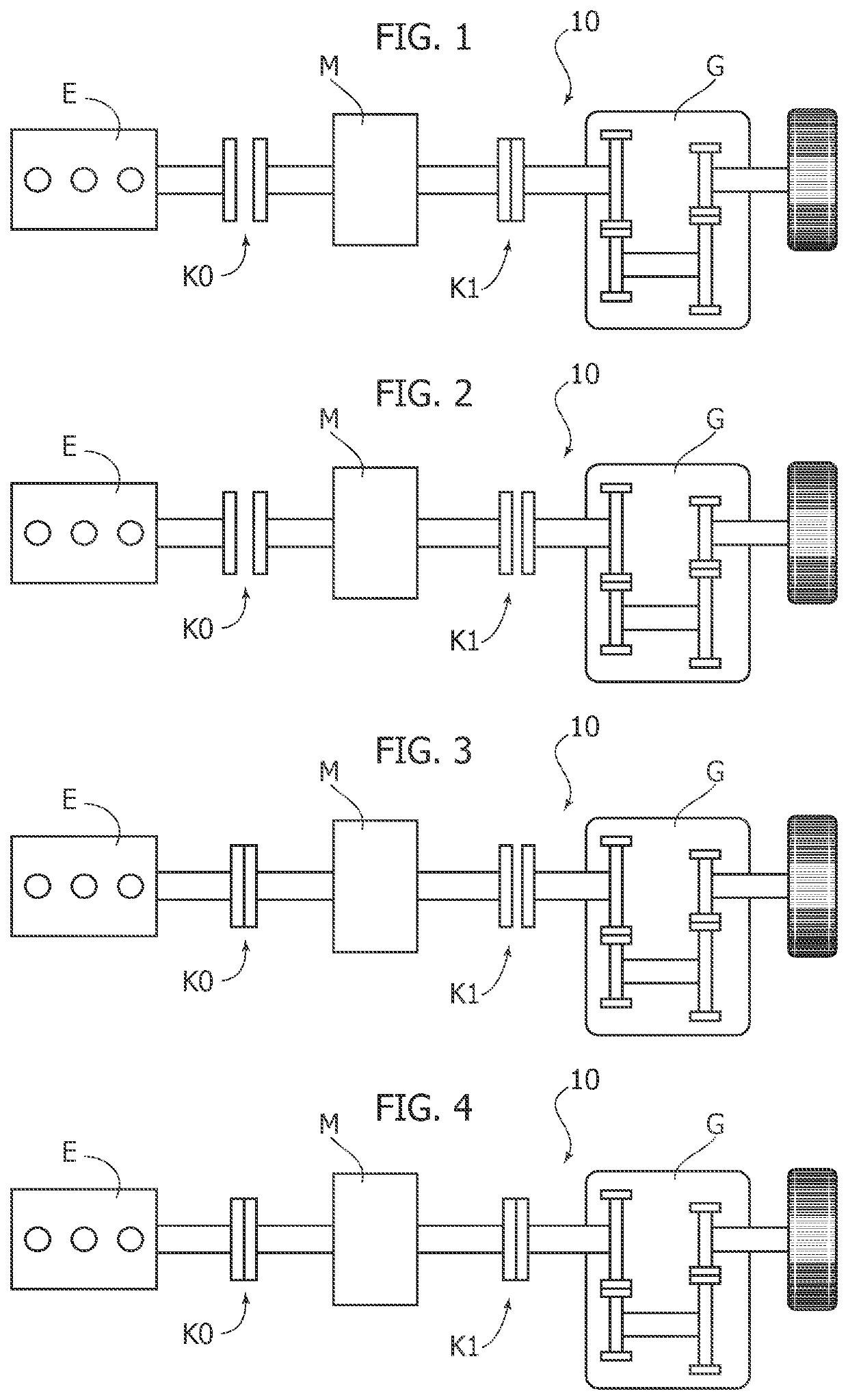 Method of controlling a hybrid propulsion system of a vehicle