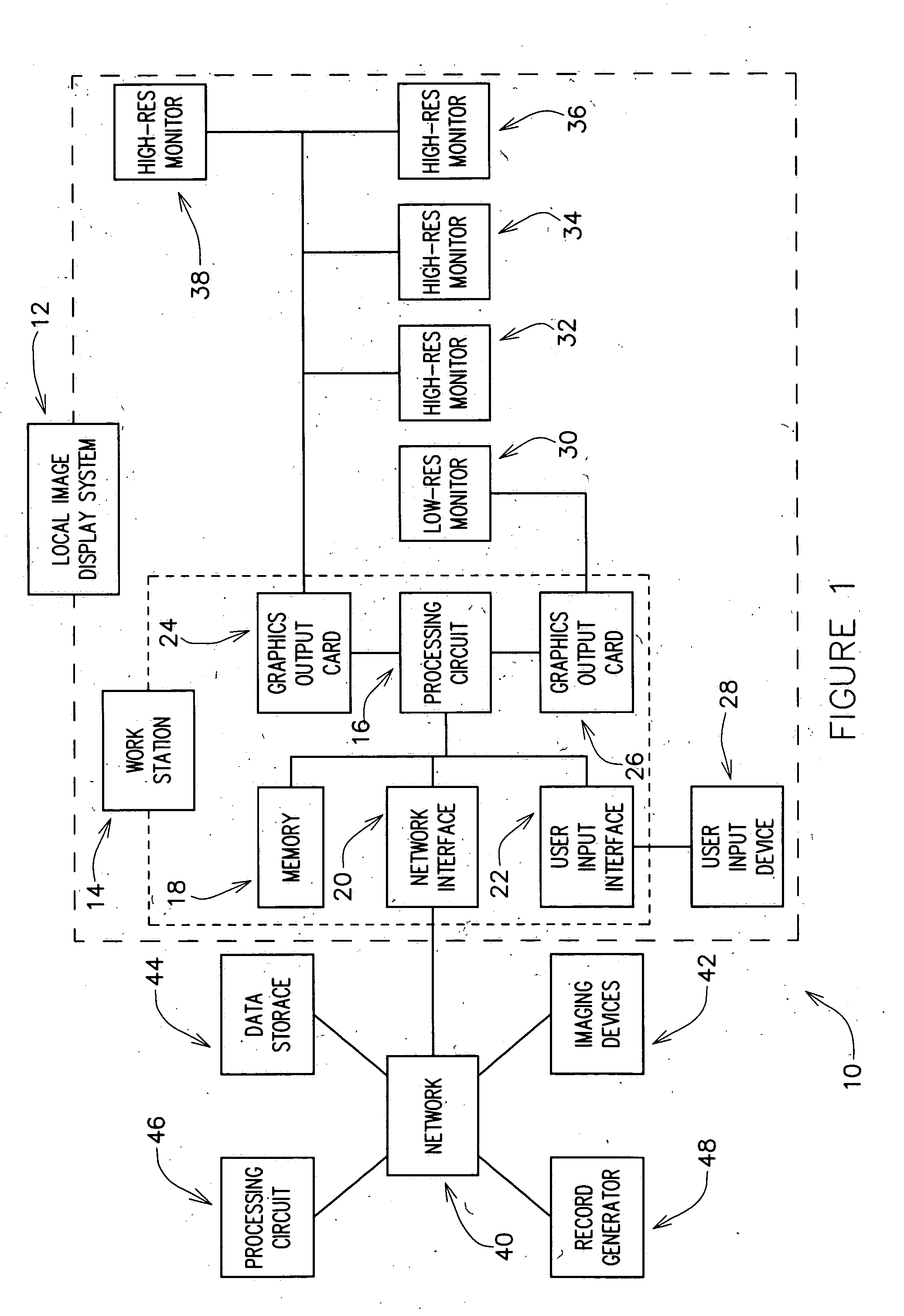 Methods and apparatus for displaying images on mixed monitor displays