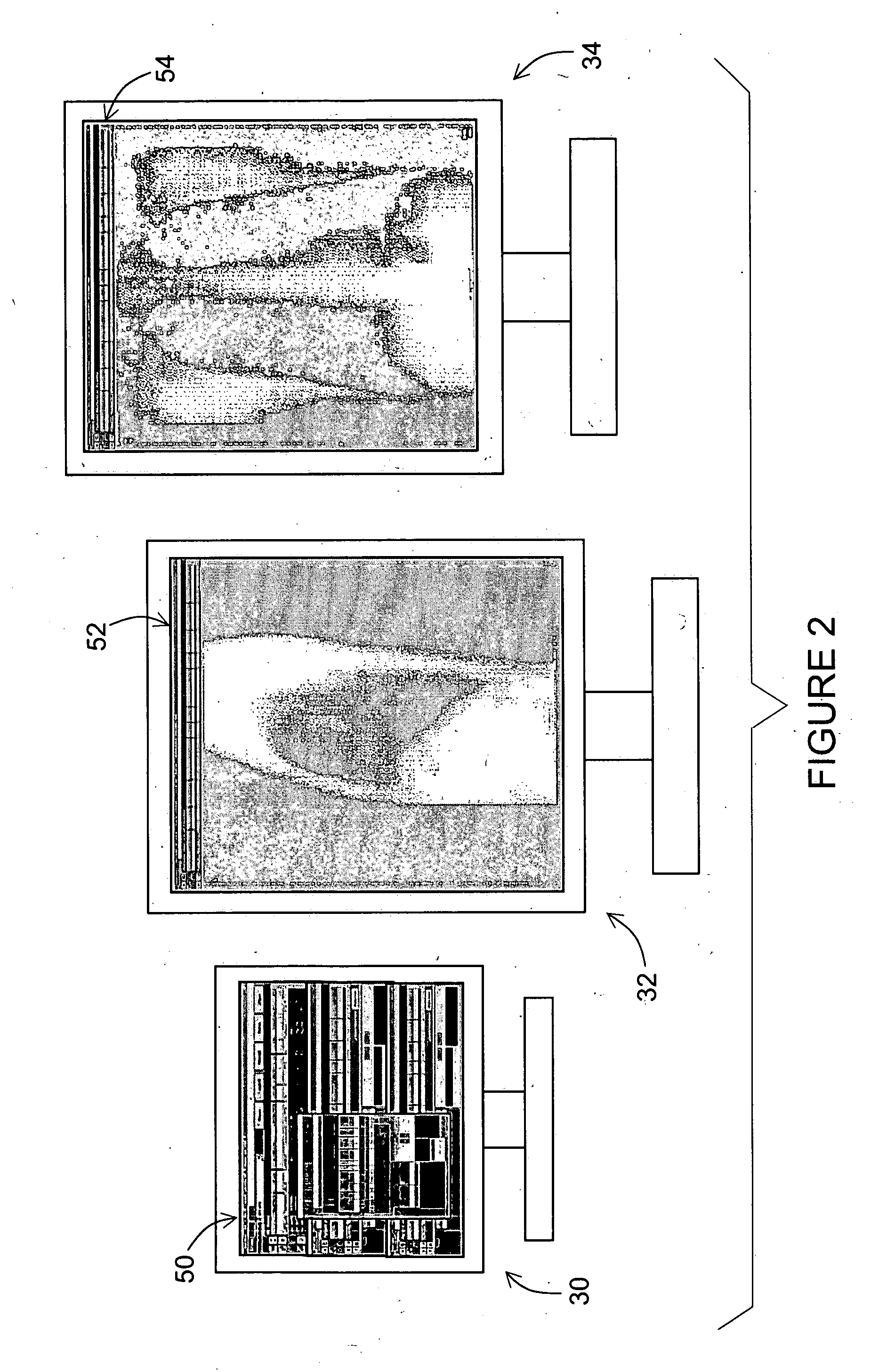 Methods and apparatus for displaying images on mixed monitor displays