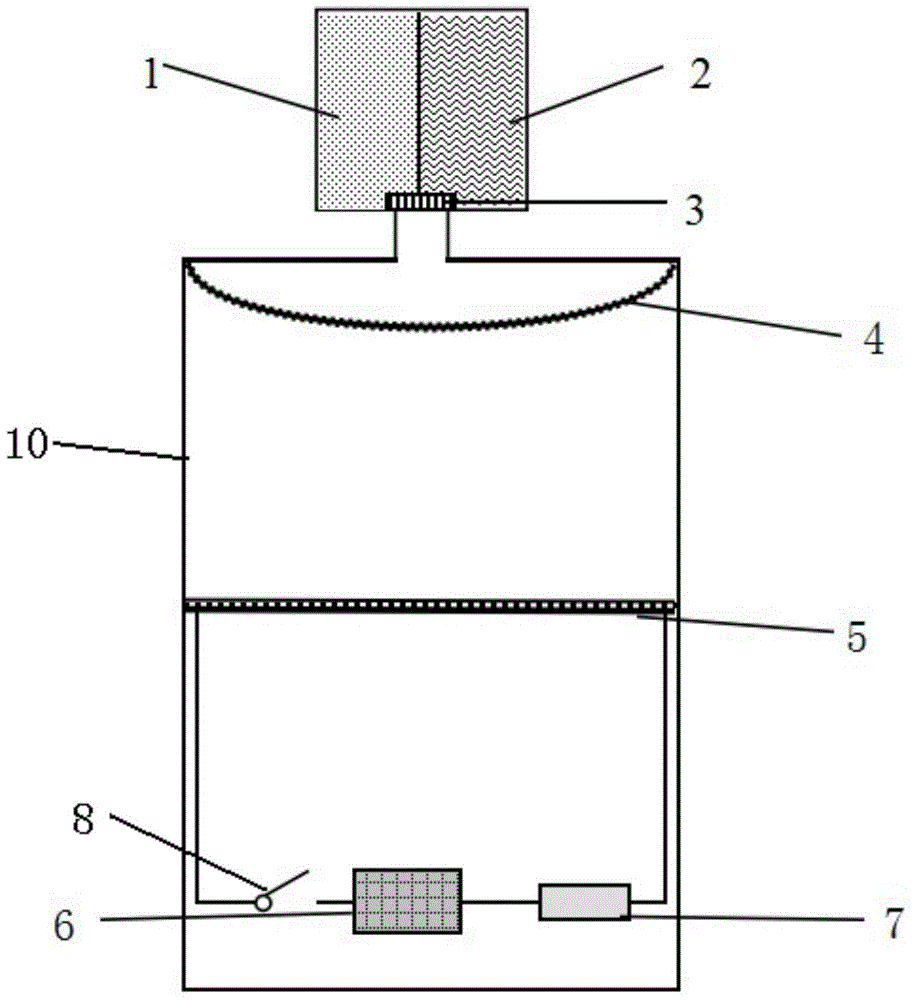 Device and method for measuring PM2.5 concentration based on nonwoven fabric resistance method