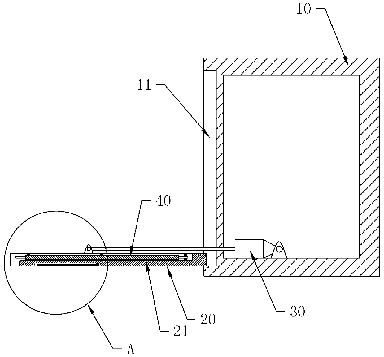 A working method for stabilizing a vehicle-mounted tent