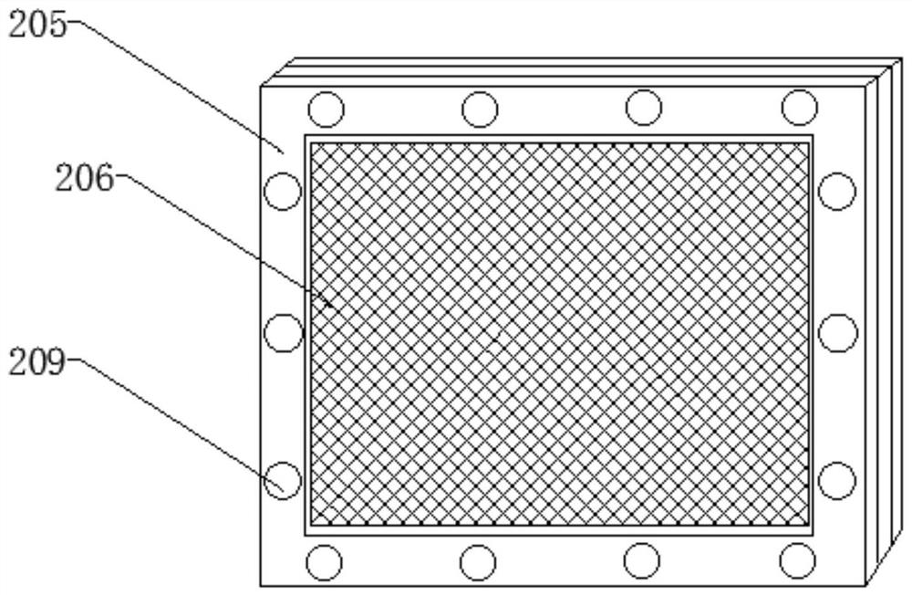 A seawater desalination device based on tidal energy