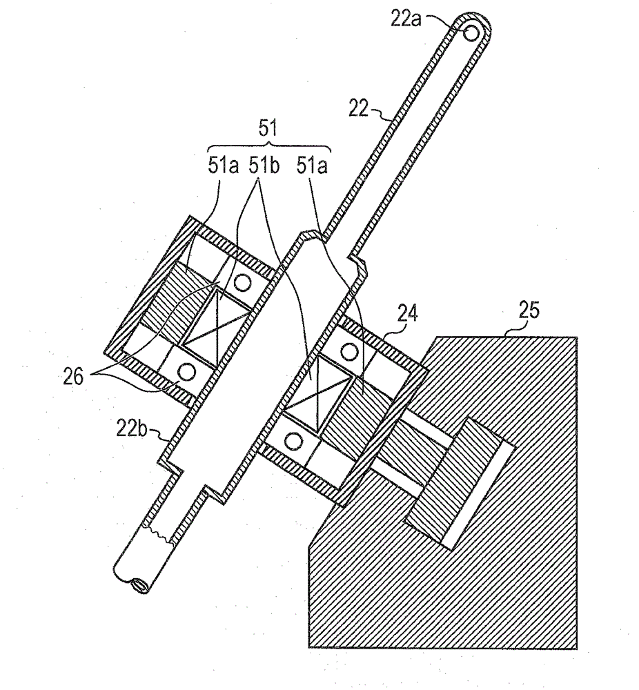 Method and apparatus for adjusting ejection angle position of sub-nozzle in an air jet loom