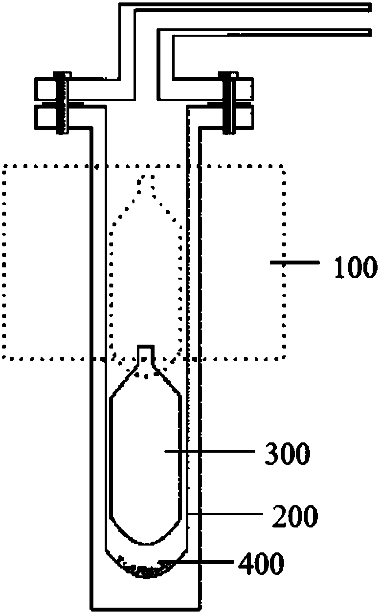 Vacuum grinder for extracting fluid inclusion gas
