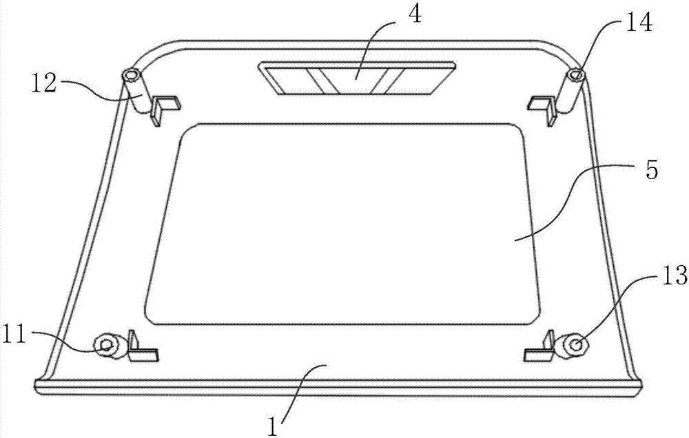 Easy-to-assemble tire pressure controller shell structure