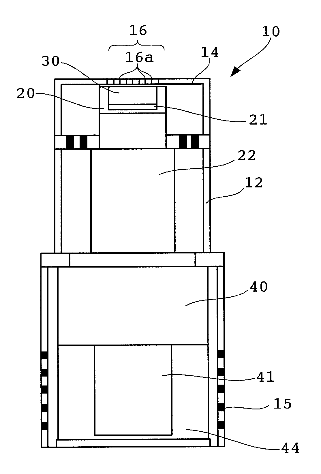Floating bacteria trapping device, floating bacteria counting method and floating bacteria counting system