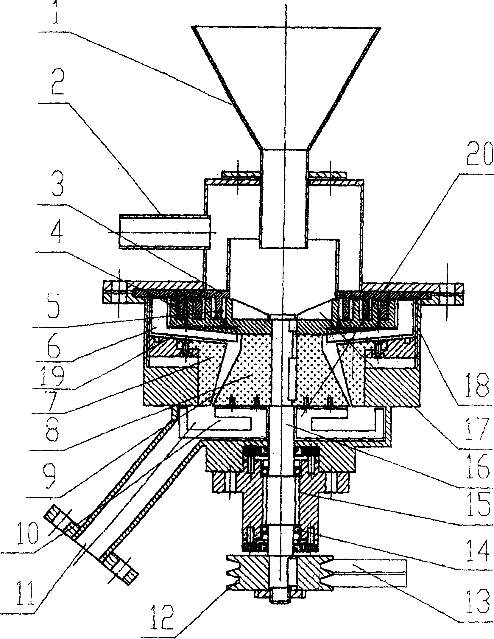 Continuous-blending muller