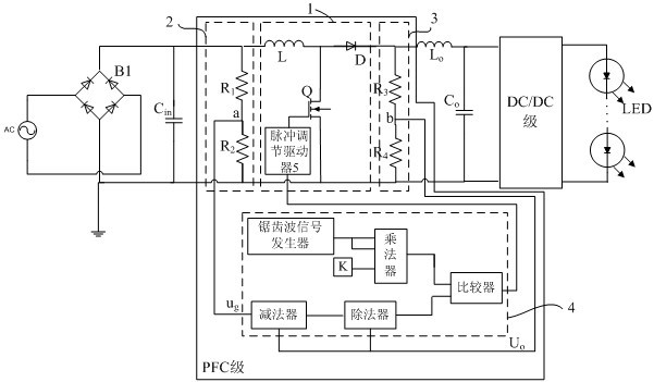 PFC (power factor correction) control method with high input power factor and control circuit thereof