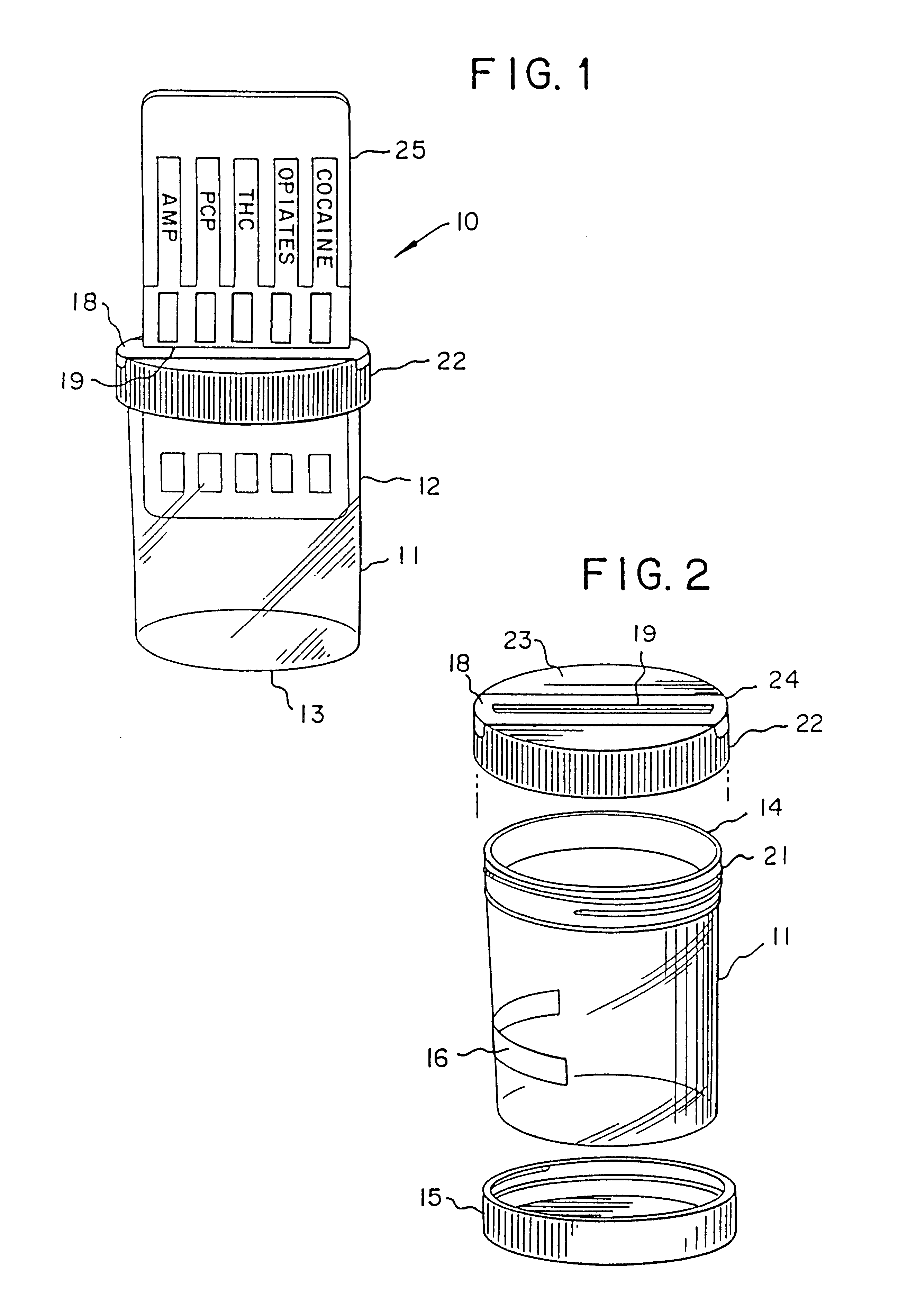 Device for the testing of body fluid samples