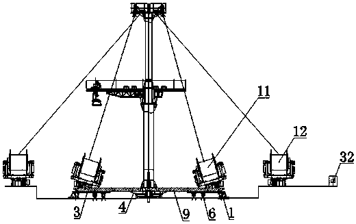 A multifunctional vertical twisting and twisting machine