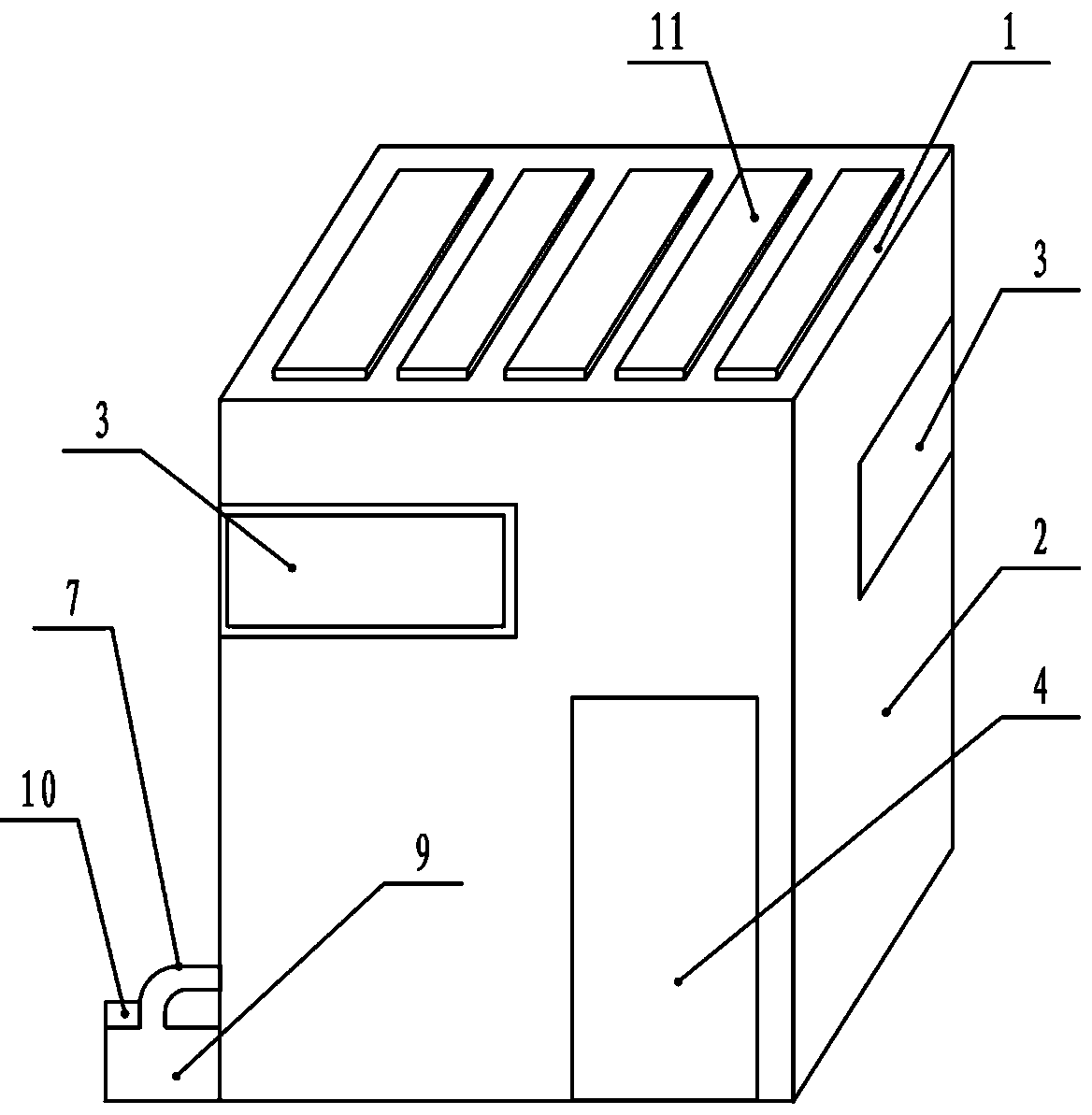 Steel structure prefabricated house