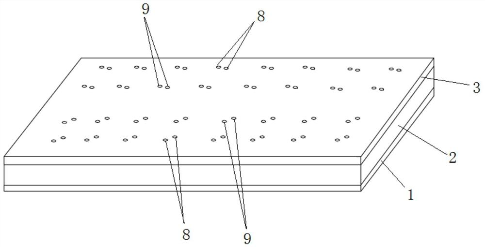 Double-layer micro-fluidic chip for antibody detection and preparation method of double-layer micro-fluidic chip