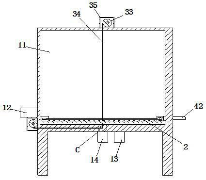 Wastewater collection and treatment device for soybean product processing