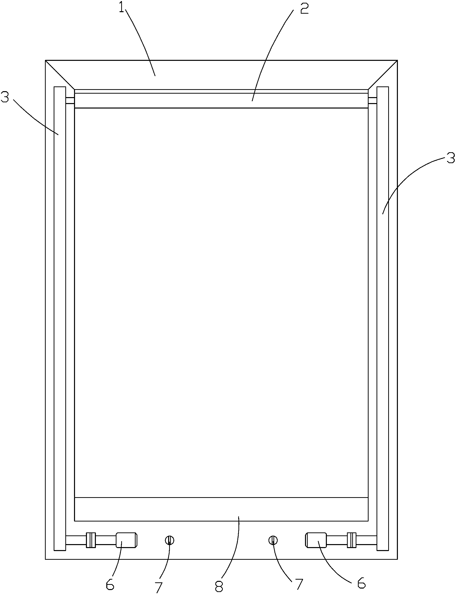 Automatic fixing type window brusher