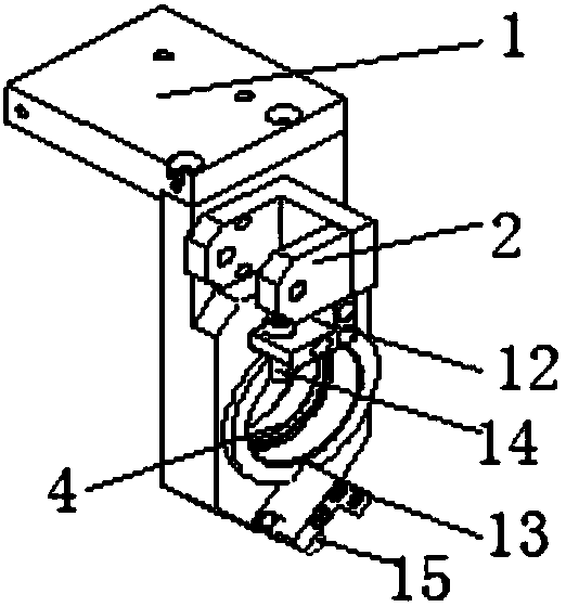 Gas claw overturning mechanism