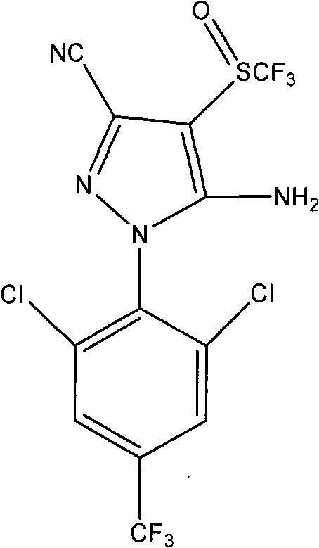 Method for synthesizing fipronil