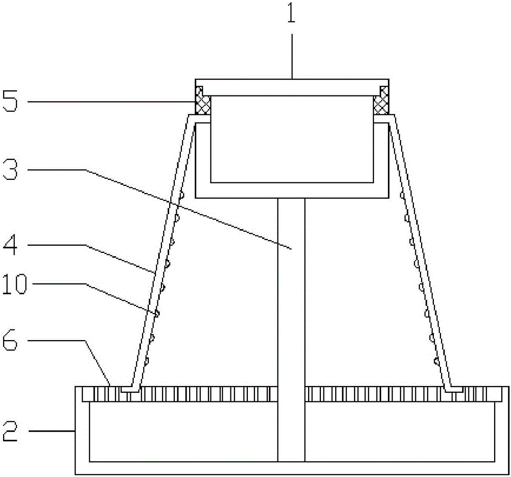 Artificial curtain type waterfall