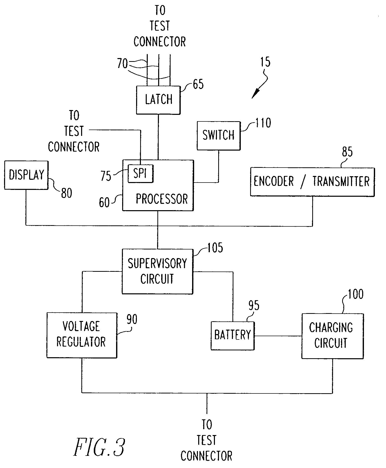 System for wireless monitoring of circuit breakers