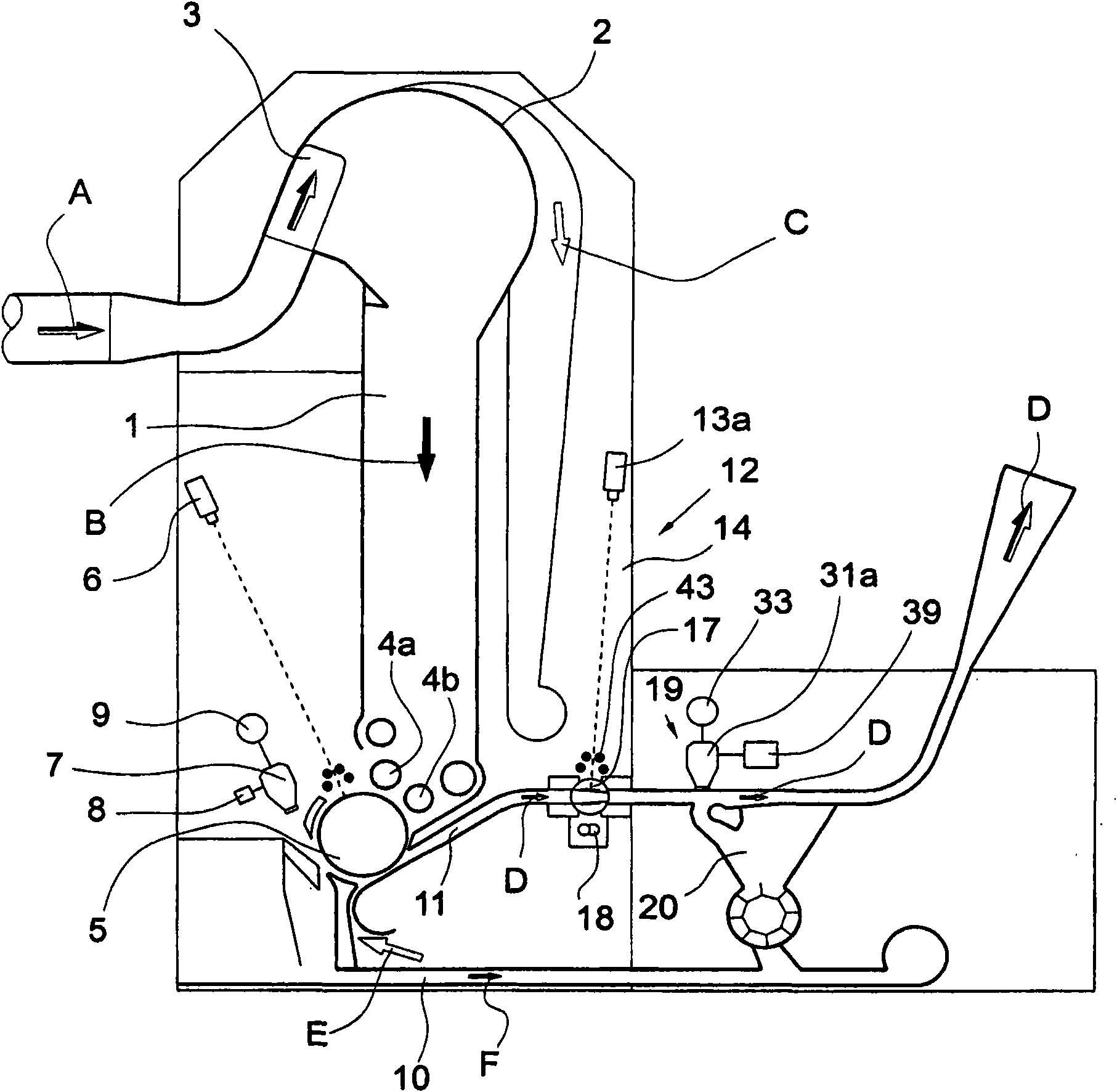 Apparatus for detection of foreign matter in plastic material in spinning room preparation, ginning or the like installation