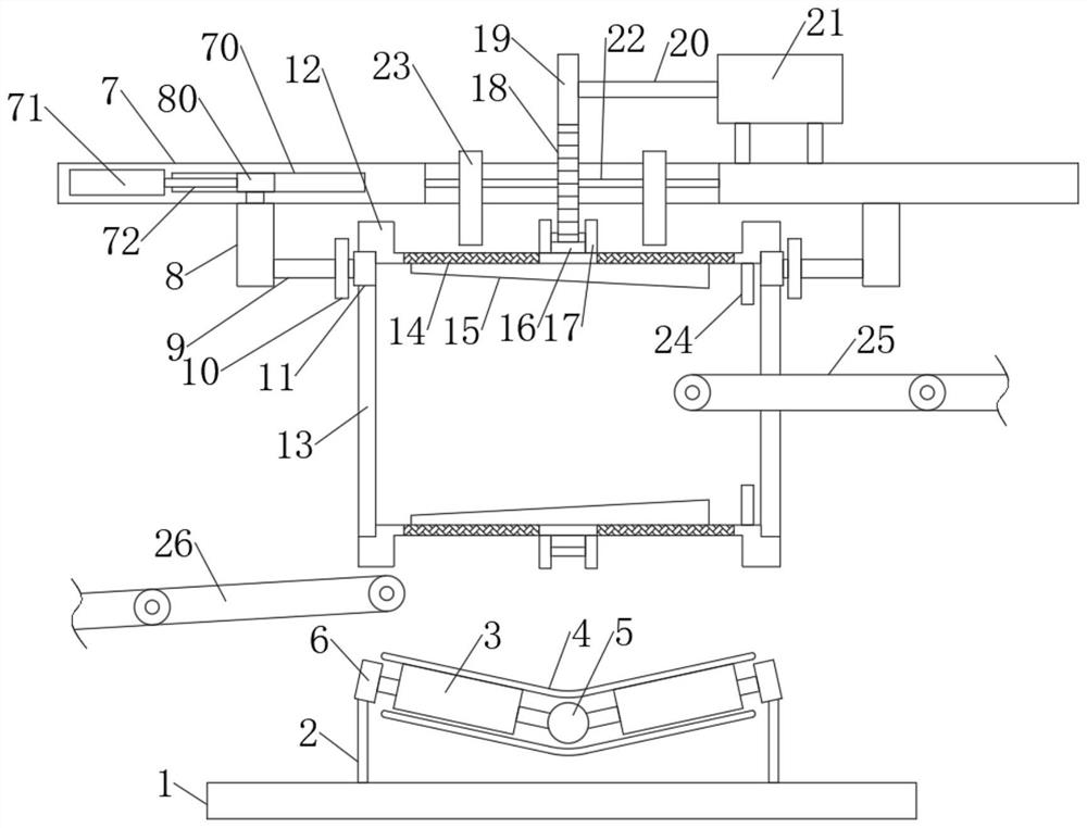 Sand screening device for constructional engineering