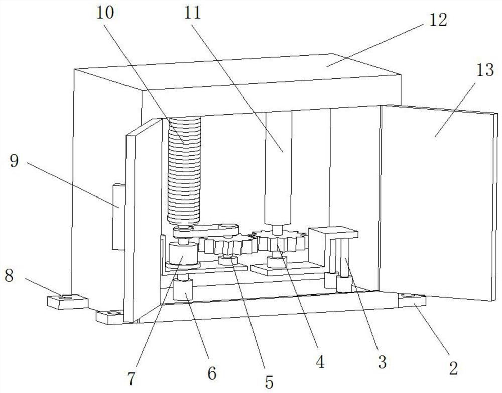 Outgoing line device of balancing winding of building power transformer