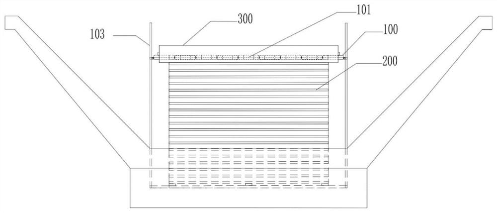 Farmland water returning ditch purification system combining ecological floating bed and iron-carbon micro-electrolysis