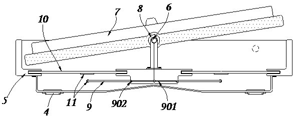 External protection device with self-heat-dissipation structure for central air conditioning unit