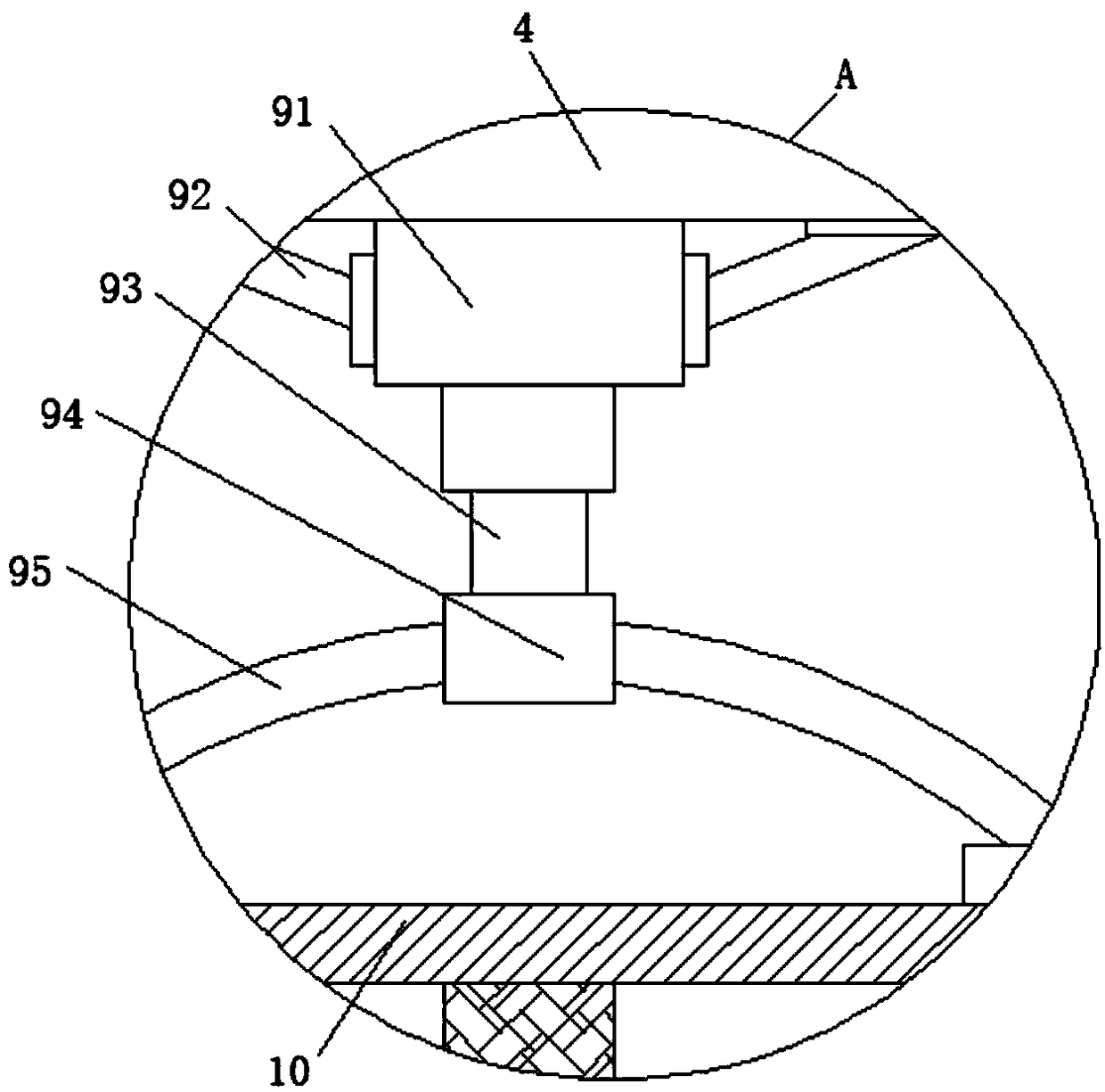 Cement brick manufacturing and demoulding device