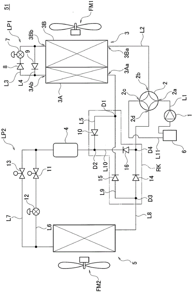 Refrigeration device and operation method of refrigeration device