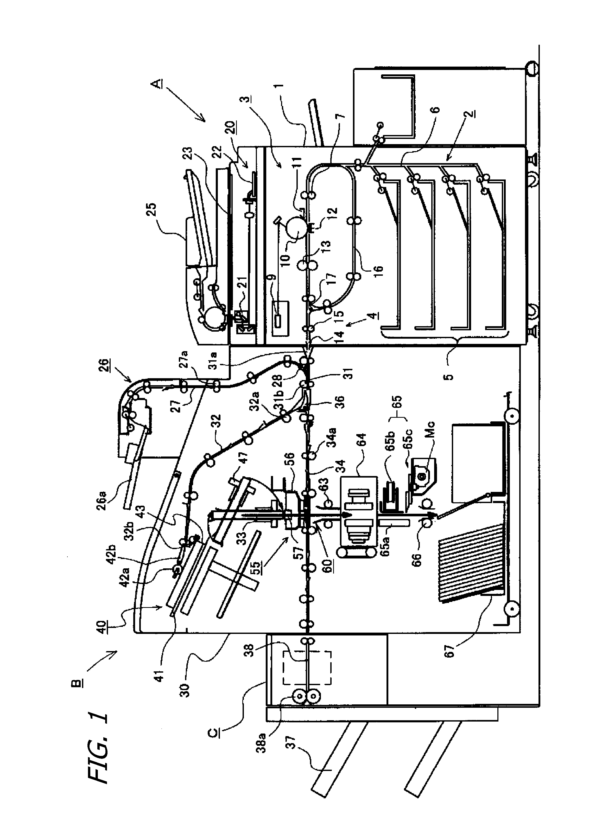 Bookbinding Method, and Bookbinding Unit and Image-Forming System Equipped with the Same