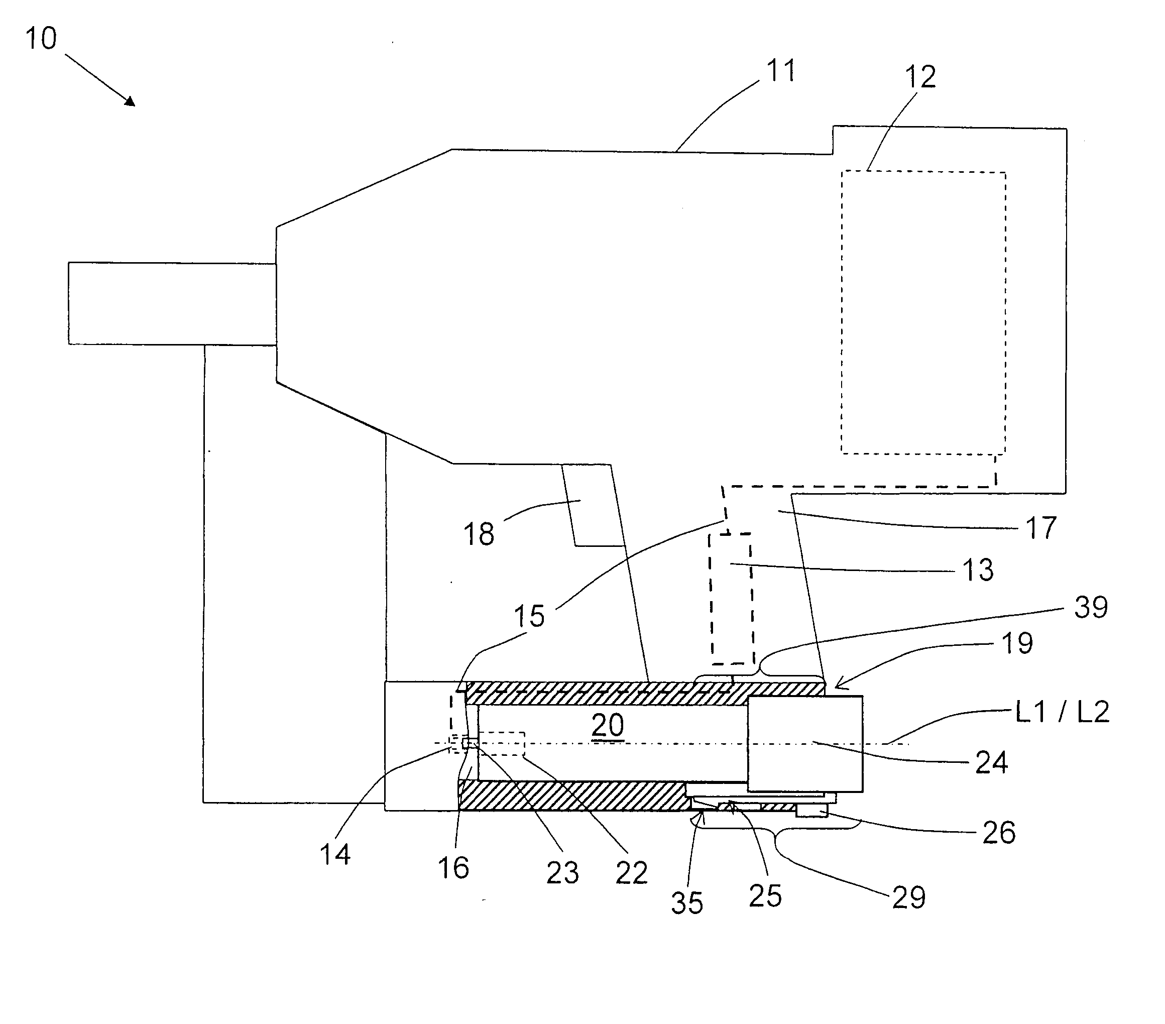 Propellant container for a combustion-engined setting tool and propellant container receptacle of the setting tool