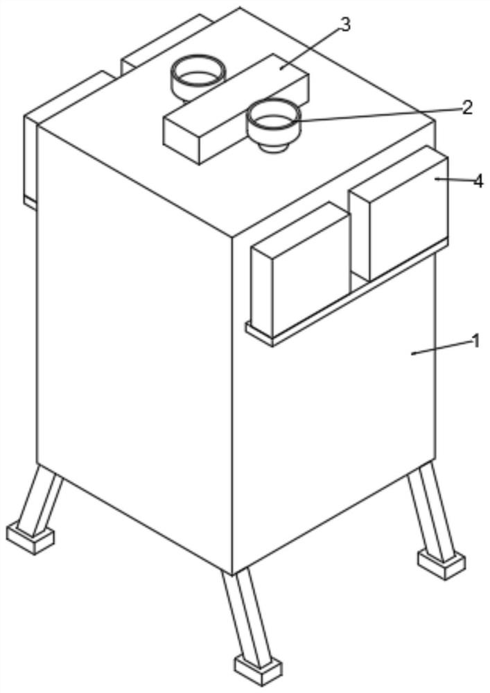 Uniform preparation device for physical foaming material