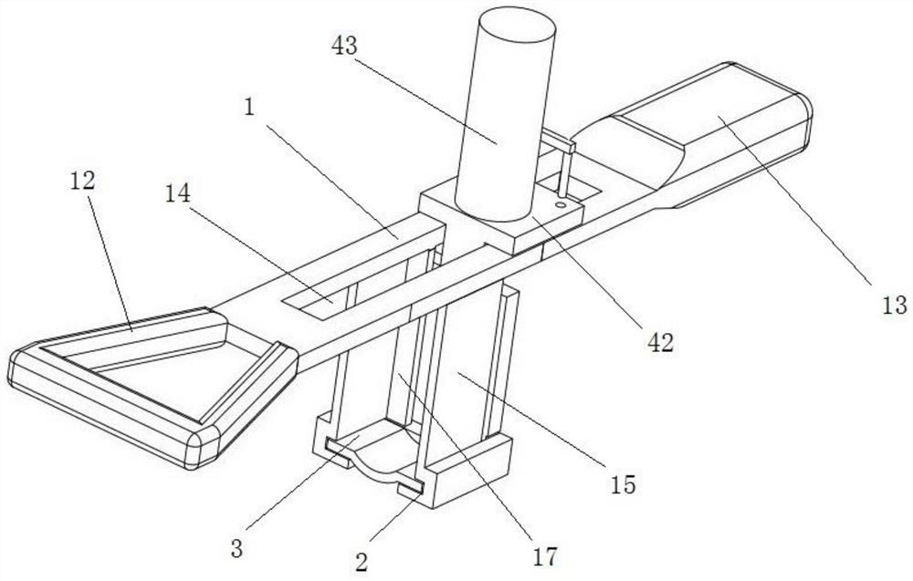 Post-pulling type hip joint reduction device